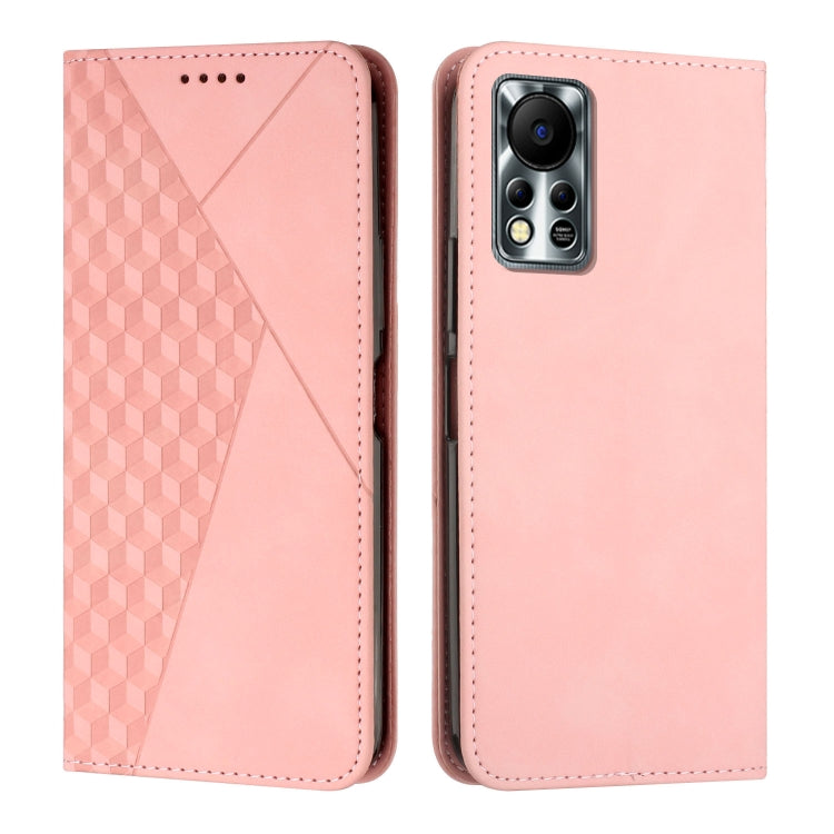 Custodia per telefono in pelle magnetica con giunzione a diamante, For Infinix Hot 11S, For Infinix Hot 11S NFC, For Infinix Hot 10S / 10T / 10S NFC, For Infinix Note 11