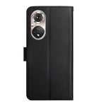 Custodia per telefono flip orizzontale in vera pelle a prova di impronte digitali, For Huawei P50 Pro, For Honor 9X Lite, For Huawei P60 Pro
