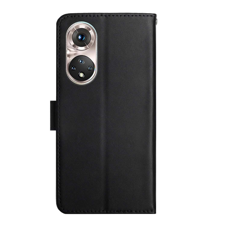 Custodia per telefono flip orizzontale in vera pelle a prova di impronte digitali, For Huawei P50 Pro, For Honor 9X Lite, For Huawei P60 Pro
