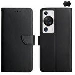 Custodia per telefono flip orizzontale in vera pelle a prova di impronte digitali, For Huawei P50 Pro, For Honor 9X Lite, For Huawei P60 Pro