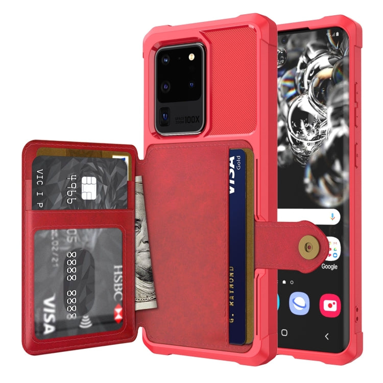 Custodia portafoglio magnetica in pelle per Samsung Galaxy S20