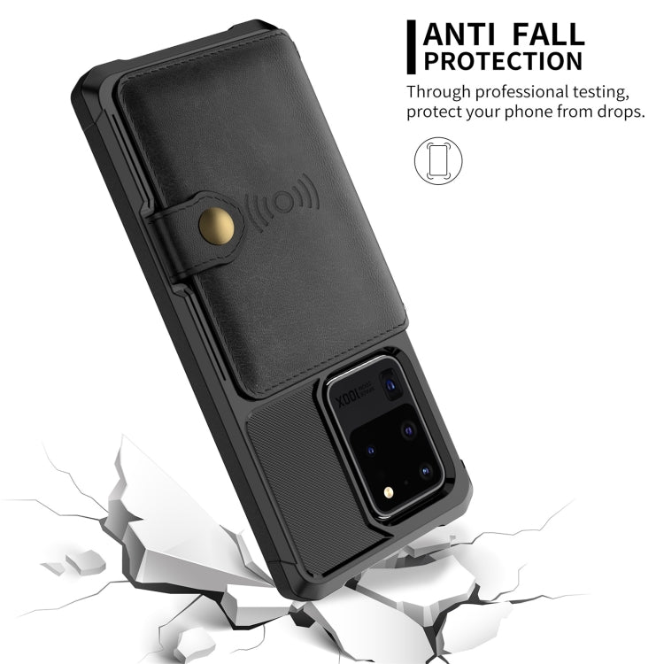 Custodia portafoglio in pelle per Samsung Galaxy S20 Ultra