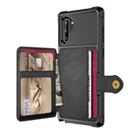 Custodia portafoglio in pelle per Samsung Galaxy S10