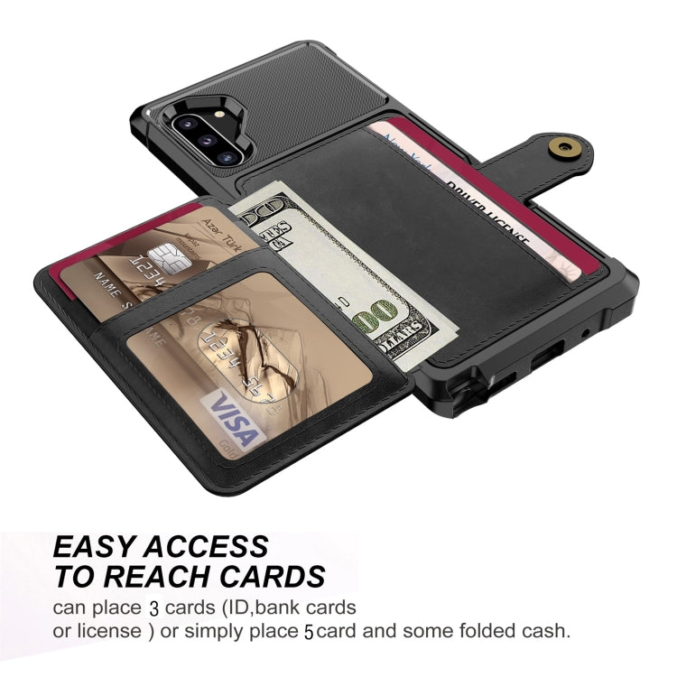 Custodia portafoglio in pelle per Samsung Galaxy S10