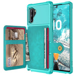 Custodia portafoglio in pelle per Samsung Galaxy S10