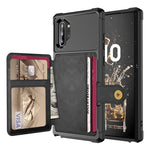 Custodia portafoglio in pelle per Samsung Galaxy S10