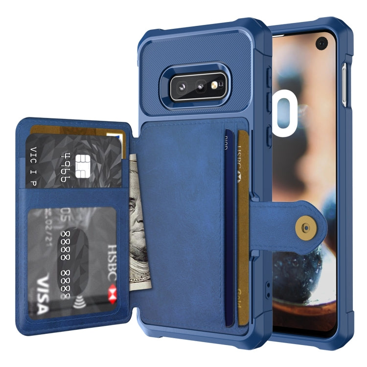 Custodia portafoglio in pelle per Samsung Galaxy S10