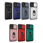 Custodia con slot scheda scorrevole per Motorola Edge 20 Lite