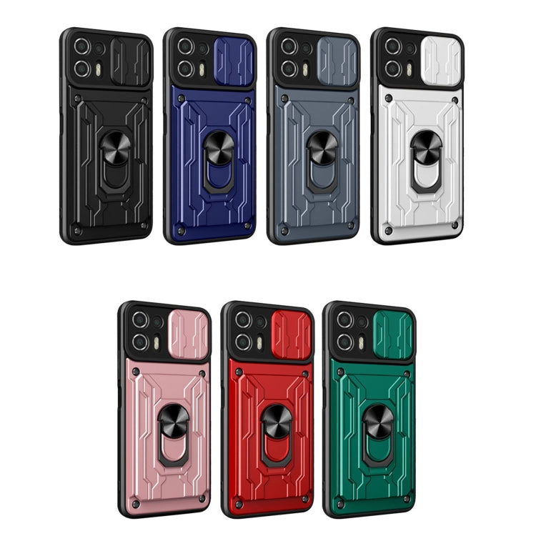 Custodia con slot scheda scorrevole per Motorola Edge 20 Lite