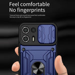 Custodia con slot scheda scorrevole per Motorola Edge 20 Lite