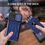 Custodia con slot scheda scorrevole per Motorola Edge 20 Lite