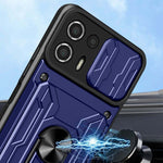 Custodia con slot scheda scorrevole per Motorola Edge 20 Lite
