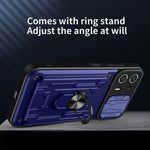 Custodia con slot scheda scorrevole per Motorola Edge 20 Lite