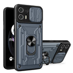 Custodia con slot scheda scorrevole per Motorola Edge 20 Lite
