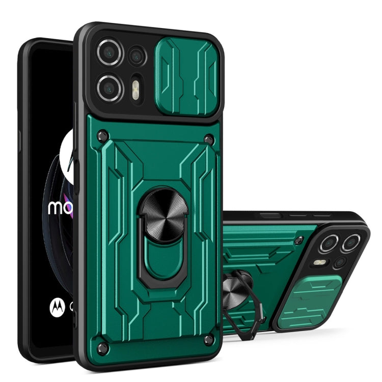 Custodia con slot scheda scorrevole per Motorola Edge 20 Lite