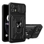 Custodia con slot scheda scorrevole per Motorola Edge 20 Lite