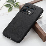 Custodia in vera pelle con texture Litchi per smartphone compatib