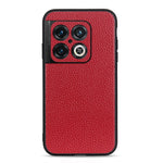Custodia in vera pelle con texture Litchi per smartphone compatib