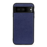 Custodia in vera pelle con texture Litchi per smartphone compatib