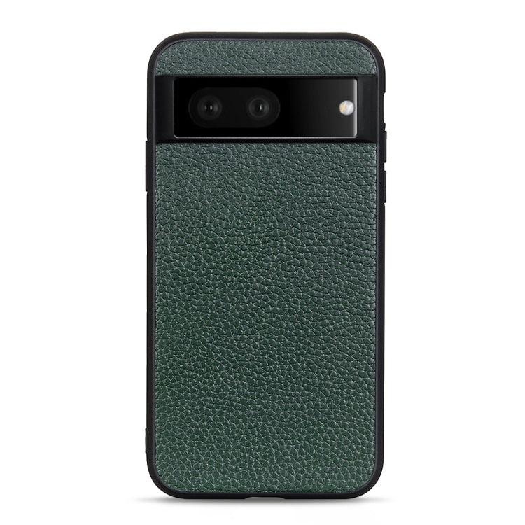 Custodia in vera pelle con texture Litchi per smartphone compatib