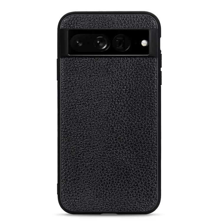 Custodia in vera pelle con texture Litchi per smartphone compatib