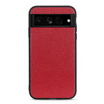 Custodia in vera pelle con texture Litchi per smartphone compatib