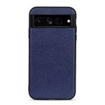 Custodia in vera pelle con texture Litchi per smartphone compatib