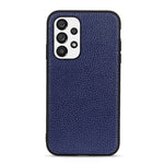 Custodia in vera pelle con texture Litchi per smartphone compatib