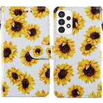 Custodia portafoglio in pelle flip per Samsung Galaxy A23