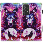 Custodia portafoglio in pelle flip per Samsung Galaxy A23