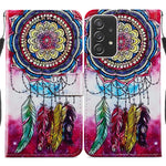 Custodia portafoglio in pelle flip per Samsung Galaxy A23