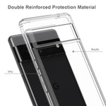TPU antigraffio + custodia protettiva in acrilico, For Google Pixel 7 Pro, For Google Pixel 7
