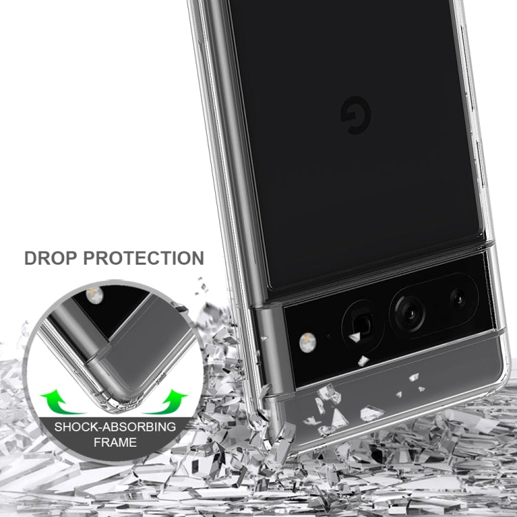 TPU antigraffio + custodia protettiva in acrilico, For Google Pixel 7 Pro, For Google Pixel 7