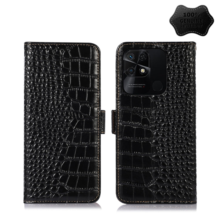 Custodia per telefono in pelle di vacchetta di coccodrillo, For Xiaomi Redmi 10C / 10 India, For Xiaomi Redmi K40S, For Xiaomi Redmi K50 / K50 Pro, For Xiaomi Redmi K50 Gaming, For Xiaomi Redmi Note 11 4G/11S 4G Global                                  ...