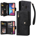 Custodia portafoglio in pelle per Samsung Galaxy A21s