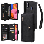 Custodia portafoglio in pelle per Samsung Galaxy A21s