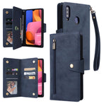 Custodia portafoglio in pelle per Samsung Galaxy A21s