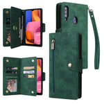 Custodia portafoglio in pelle per Samsung Galaxy A21s