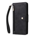 Custodia portafoglio in pelle con 9 slot carte per Galaxy A22