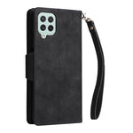 Custodia portafoglio in pelle con 9 slot carte per Galaxy A22