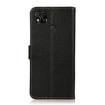 Custodia portafoglio in pelle con RFID per Xiaomi Redmi 10A