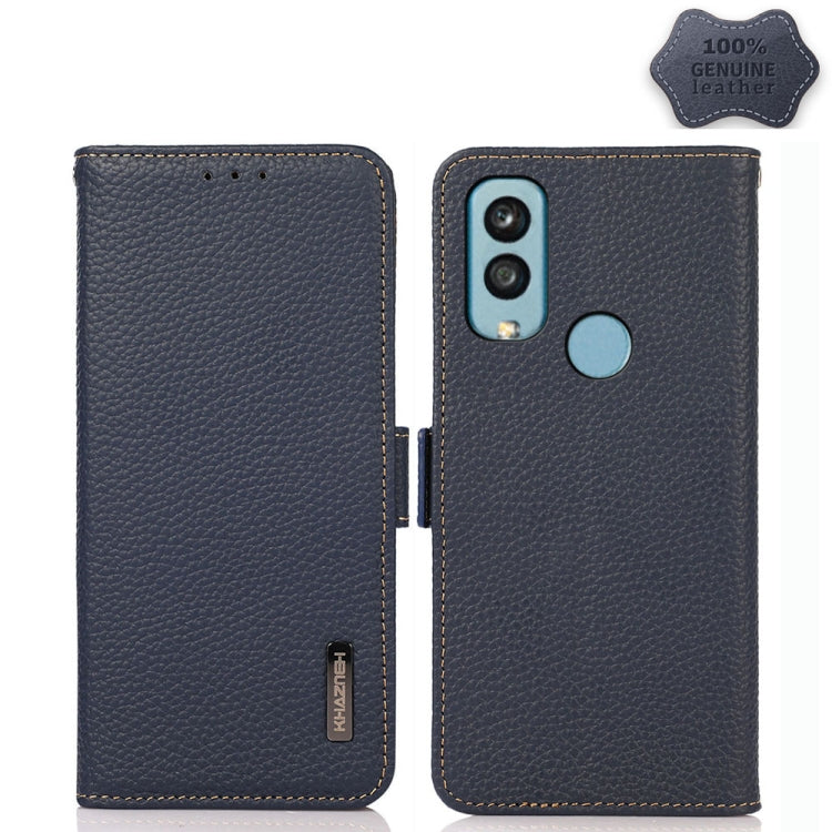 Custodia portafoglio in pelle con RFID per Xiaomi Redmi 10A