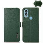 Custodia portafoglio in pelle con RFID per Xiaomi Redmi 10A