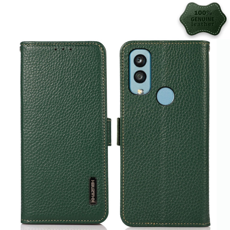 Custodia portafoglio in pelle con RFID per Xiaomi Redmi 10A