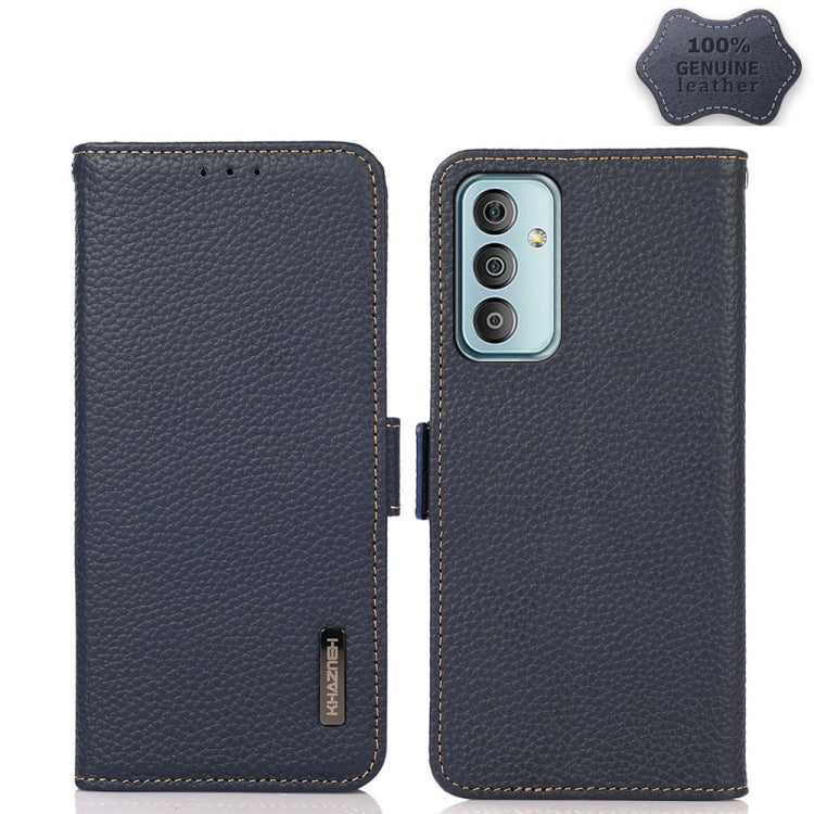 Custodia portafoglio in pelle con RFID per Xiaomi Redmi 10A