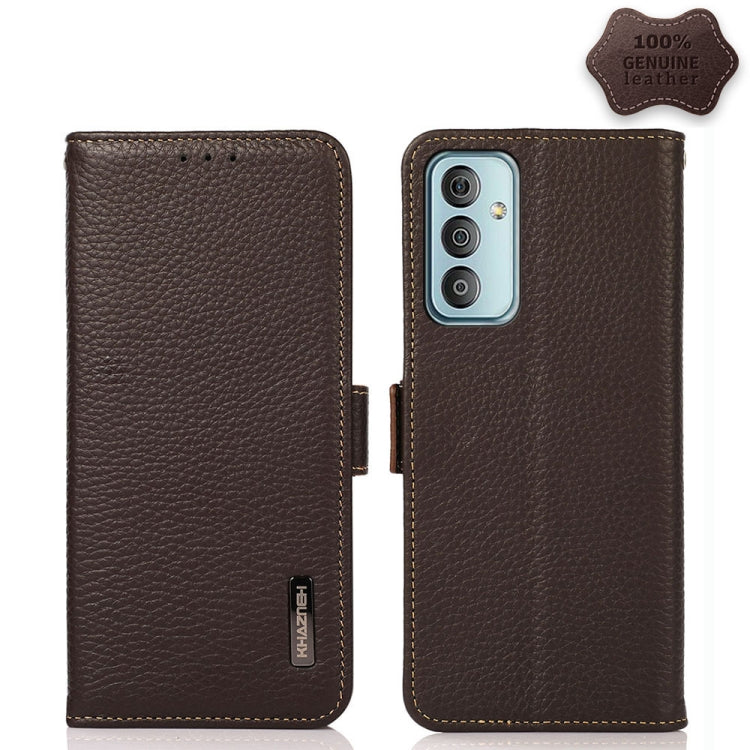 Custodia portafoglio in pelle con RFID per Xiaomi Redmi 10A