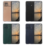 Custodia per telefono in PU con struttura in legno, For vivo X Fold Precise Hole