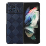 Custodia per telefono in PU scozzese intrecciata, For vivo X Fold Precise Hole, For vivo X Note