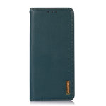 KHAZNEH Custodia per telefono in pelle di vacchetta con strato superiore nappa, For Xiaomi Redmi Note 11E / Redmi 10 5G, For Xiaomi Poco M4 Pro 4G, For Xiaomi Poco X4 Pro 5G