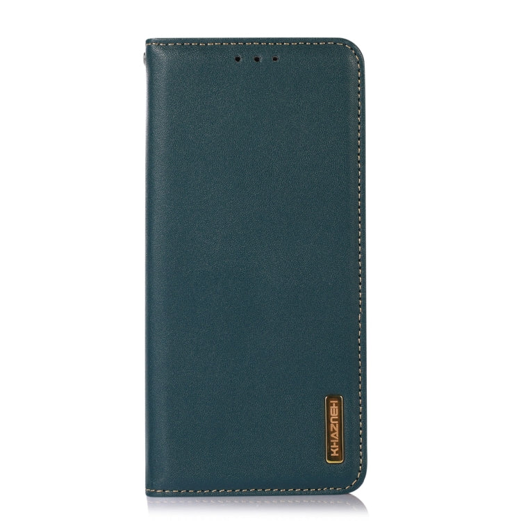 KHAZNEH Custodia per telefono in pelle di vacchetta con strato superiore nappa, For Xiaomi Redmi Note 11E / Redmi 10 5G, For Xiaomi Poco M4 Pro 4G, For Xiaomi Poco X4 Pro 5G